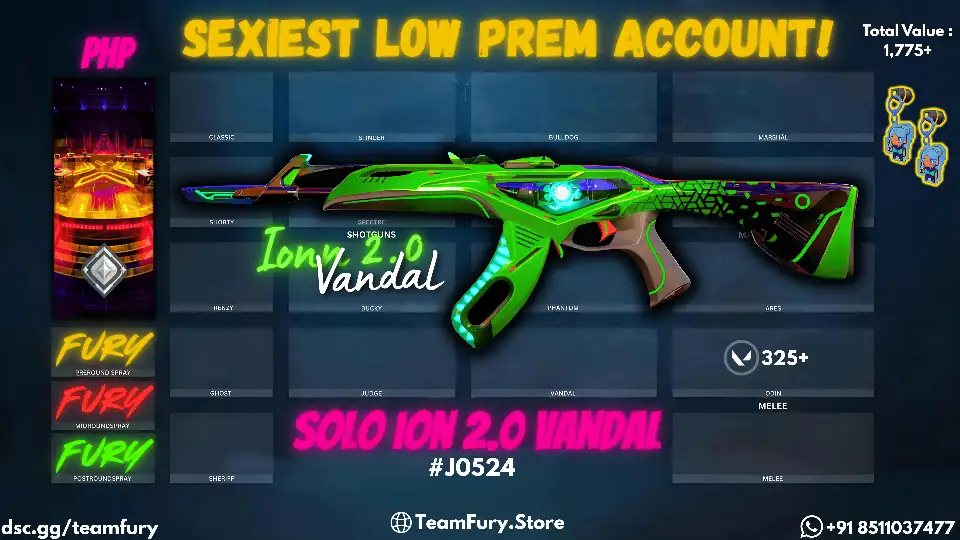 Solo Ion Vandal With 325+ VP