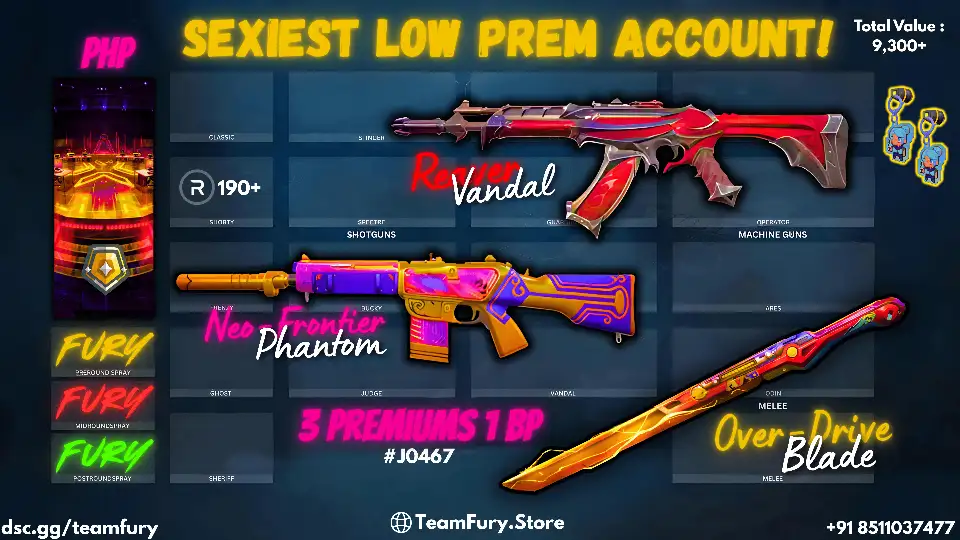 3 Premium Skins With OverDrive Blade