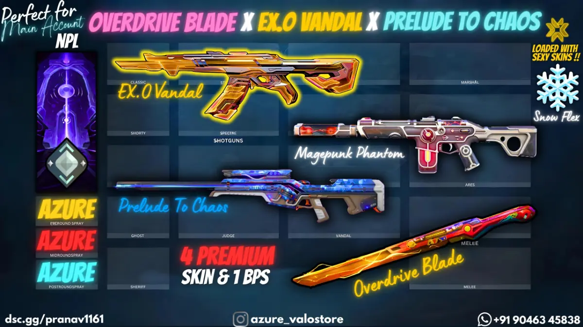 ⭐ **4 PREMIUM SKINS + 1 BPS** ⭐