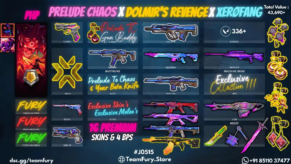 16 Premium Skins With Beta Bundle + 2 New Bundle!!