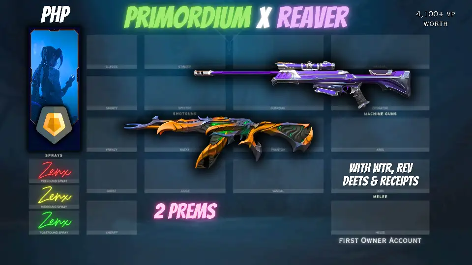 2 PREMIUM | PRIMORDIUM X REAVER | WITH WTR MAIL