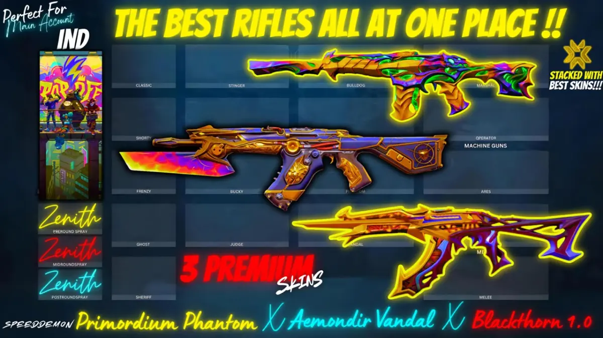 🥀 BLACKTHORN VANDAL | 🐉 AMONDIR VANDAL | 🔥 PRIMORDIUM PHANTOM | 🪙 175 VP EXTR