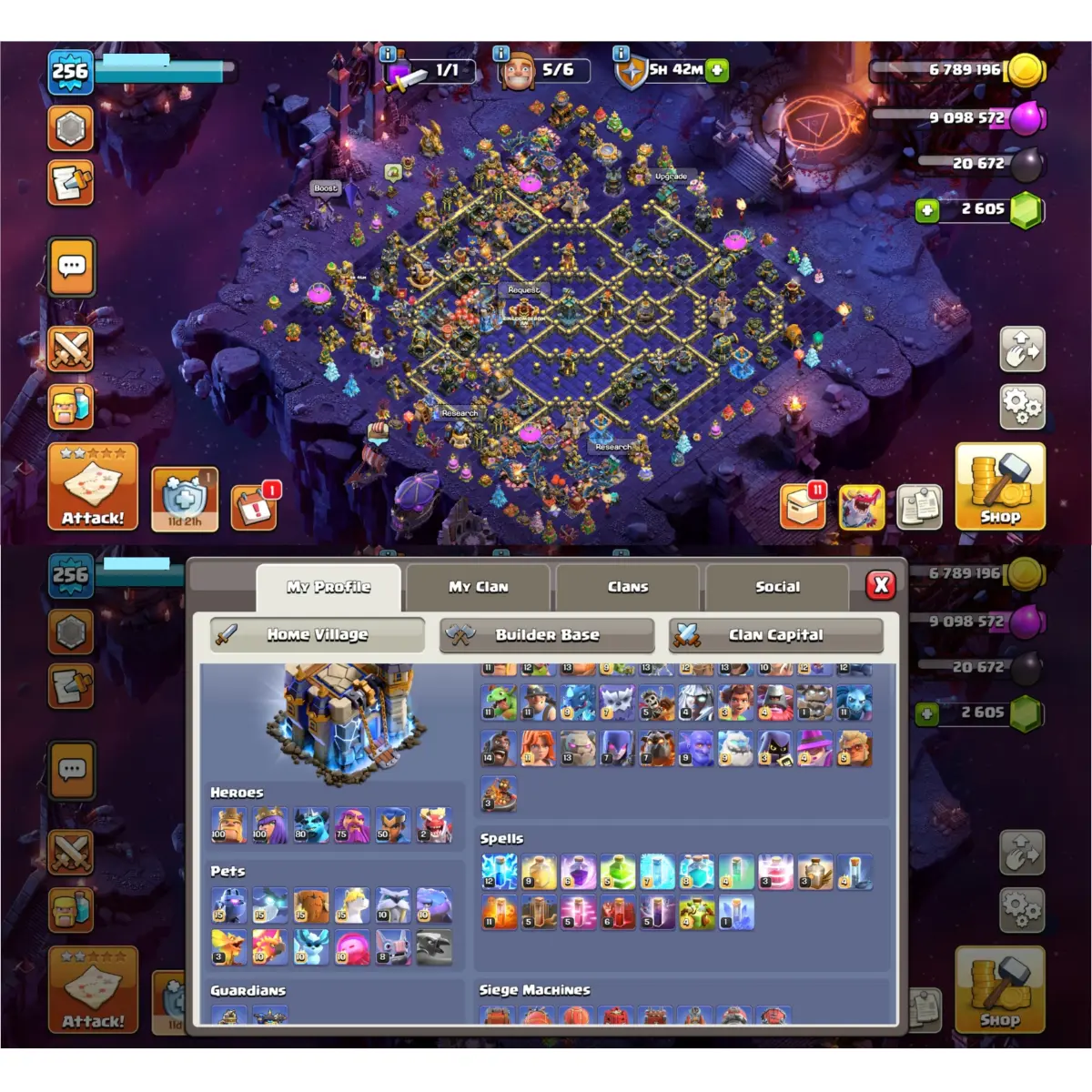 Townhall 18 Nearly Max