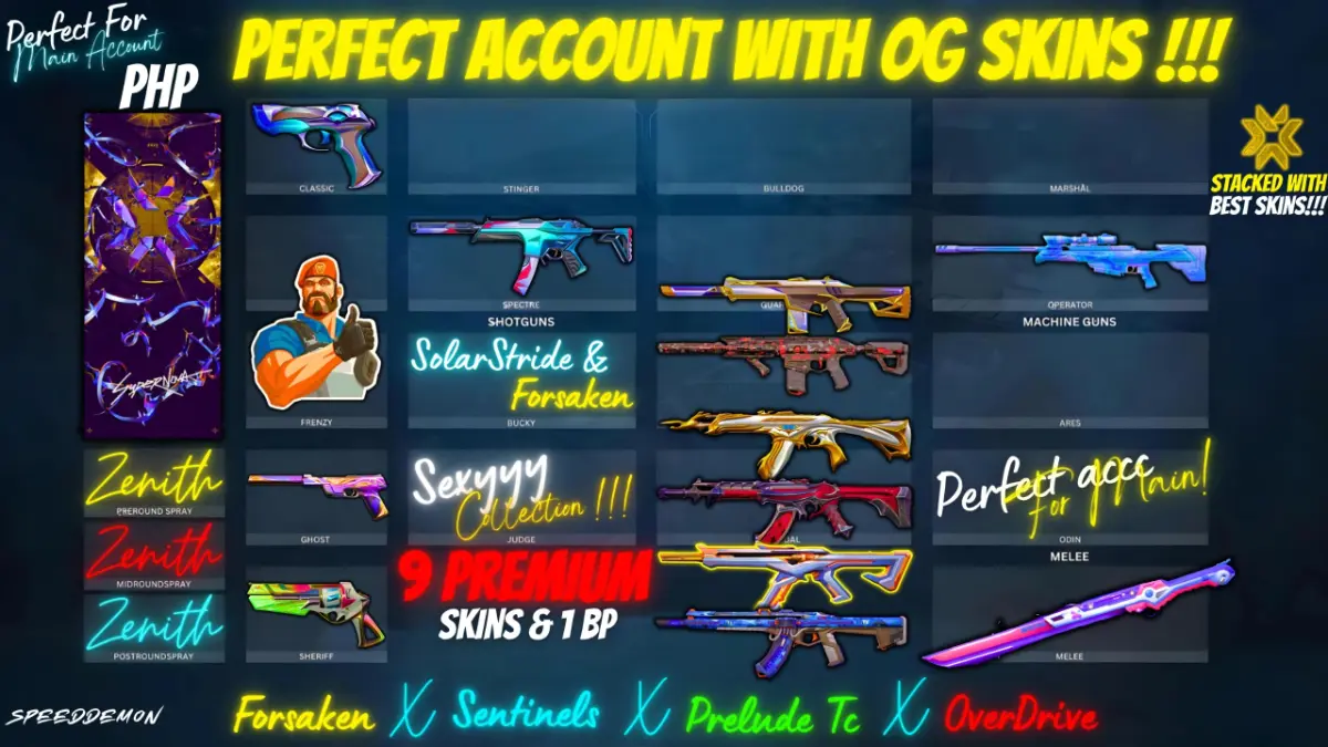 ✨ SOLID COLLECTION ✨ | PRELUDE | FORSAKEN | SOULSTRIDE | RECON | REAVER | ⚡ OVERDRIVE BLADE ⚡ & MUCH MORE | 🔥 9 PREMS | 🎟️ 1 BATTLEPASS 🎟️
