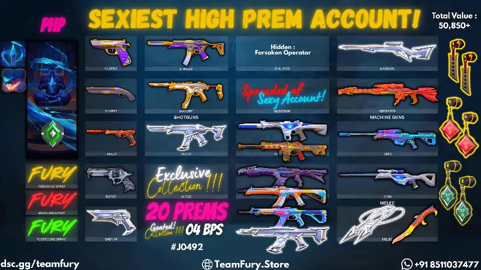 20 Premium Skins With Kuronami Bundle & ElderFlame