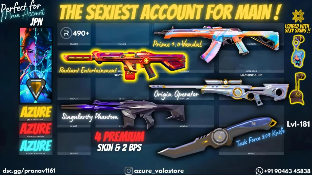 ⭐ **4 PREMIUM SKINS + 2 BPS** ⭐