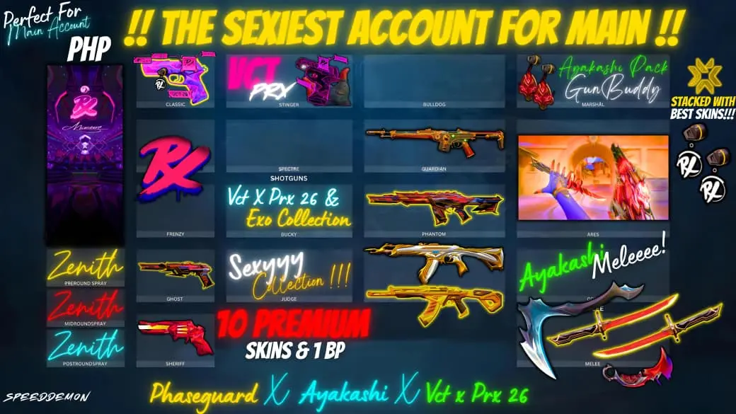 🏆ELITE COLLECTION🔥|10 PREMS💎1 BP🎫|AYAKASHI BUNDLE⚔️|REAVER KARAMBIT🔪|☠️SOULSTRIFE SCYTHE🌙|✨PHASEGUARD🛡️|FORSAKEN🔥|VCT26X PRX🏅👑& MUCH MORE