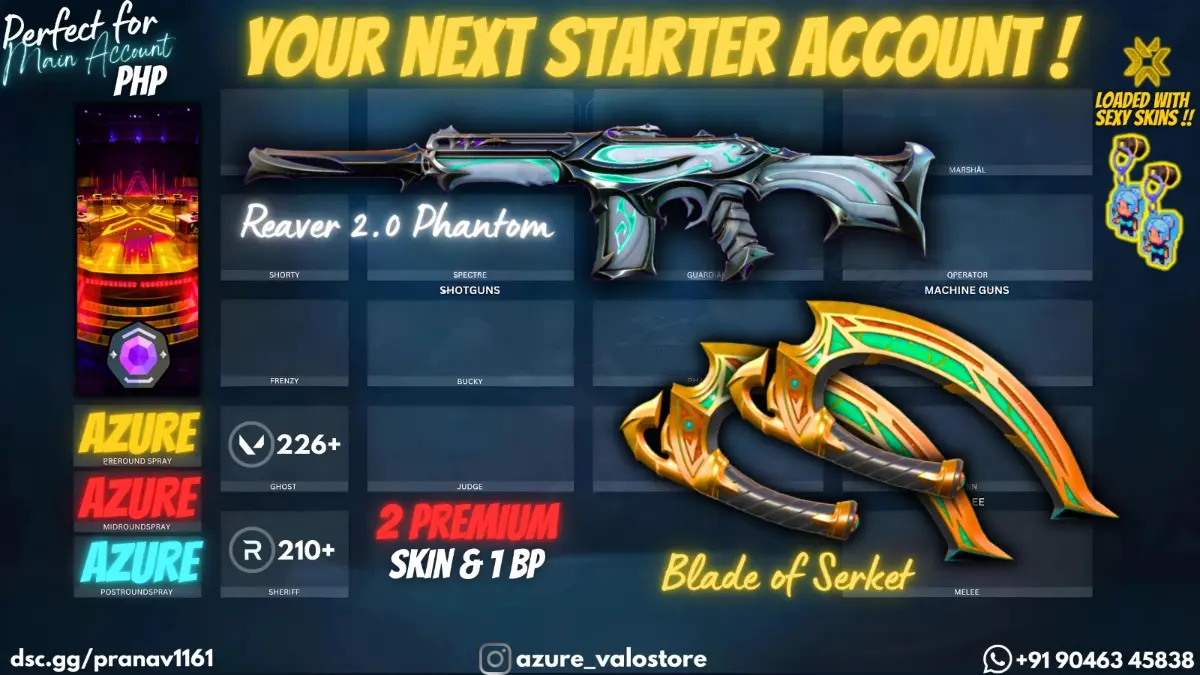 2 PREM 1 BP (REAVER 2.0 X BLADES OF SERKET)