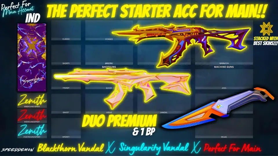 BLACKTHORN VANDAL | SINGULARITY VANDAL | PACELINES' EDGE BATTLEPASS | + 275 VP