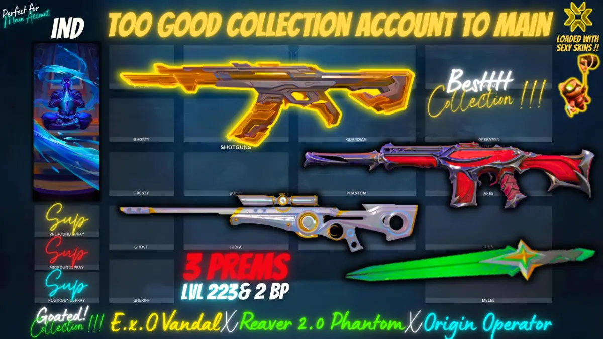 | EXO VANDAL | REAVER PHANTOM | ORIGIN OPERATOR |