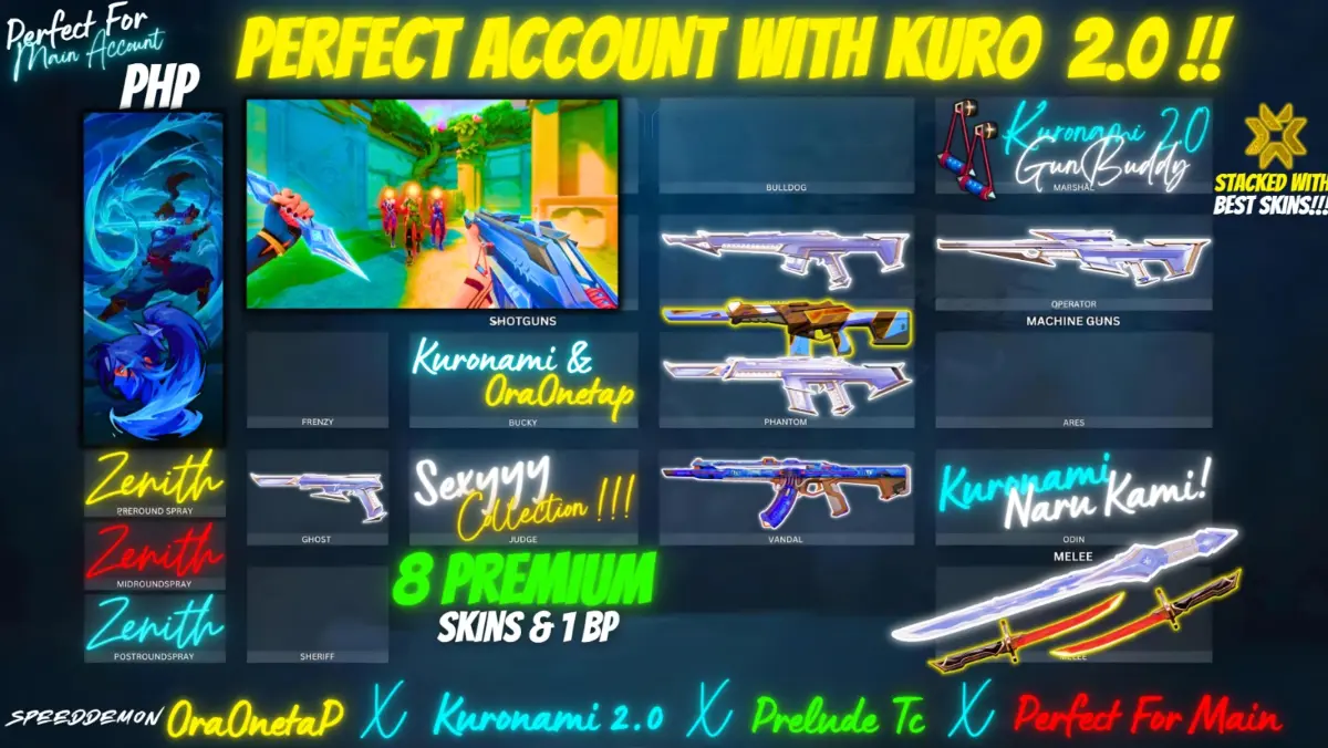 👑 MAJESTIC ✨ | 🐉 KURONAMI 2.0 BUNDLE 🔥|🗡️ AYAKASHI KOGITSUNE MELEE 👹|⚡ PRELUDE VANDAL 🎸|🟠 ORA BY ONE TAP PHANTOM 💥| 1 BATTLEPASS 🏆