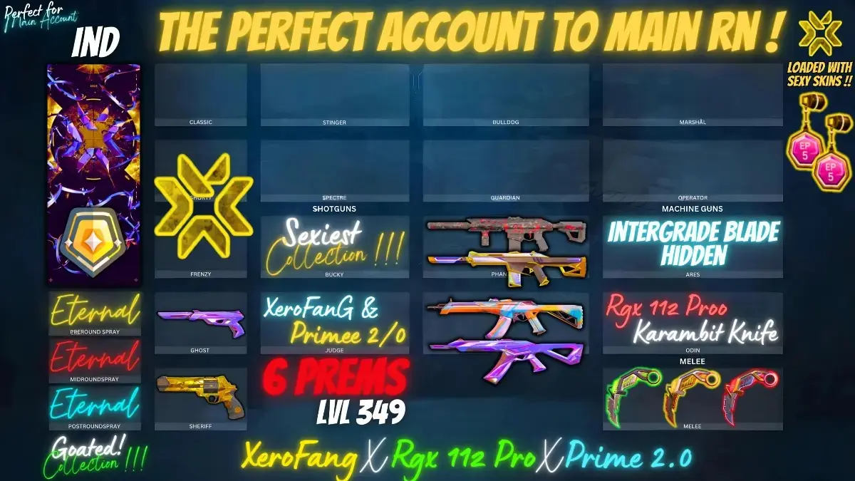 6 Prem (Xerofang X Recon X RGX Karambit)