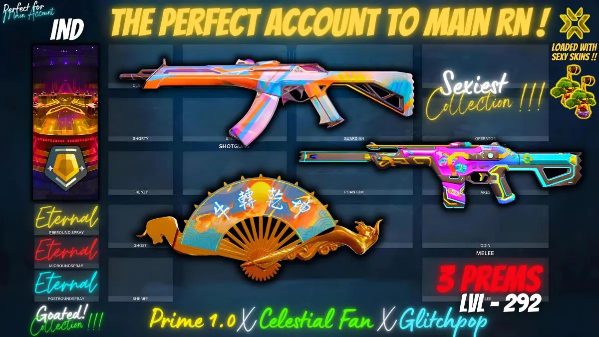 3 Prem (Prime X Glitch Pop X Celestial Fan)