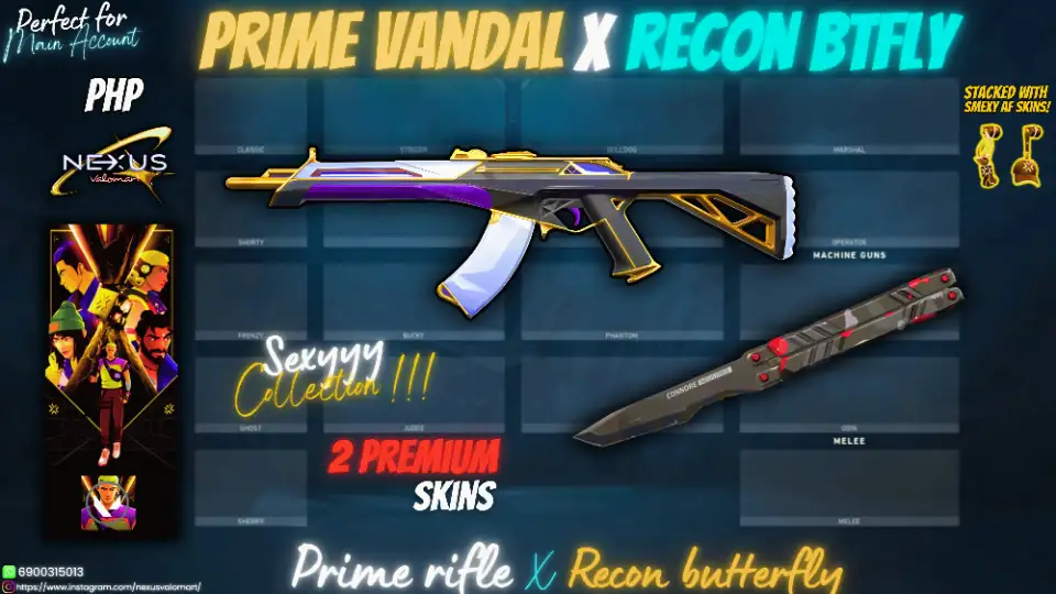 Prime Vandal X Recon Butterfly !
