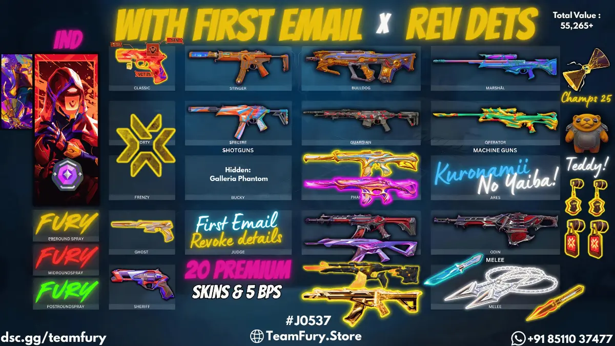 (FE) 20 Premium Skins With Champions 25 & Kuronami