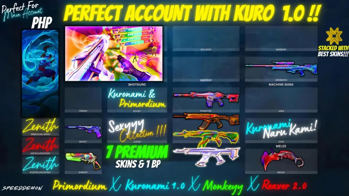 7 PREMS| REAVER KARAMBIT | KURONAMI | PRIMORDIUM | VALIANT HERO | PROTOCOL & MUCH MORE !