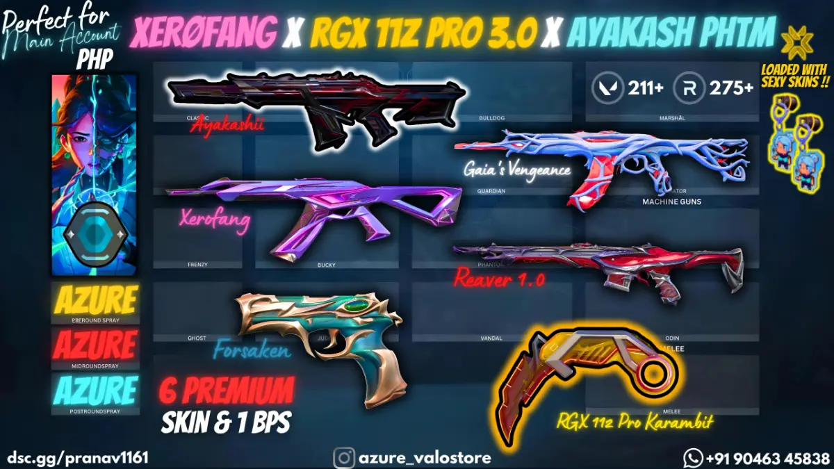 ⭐ **6 PREMIUM SKINS + 1 BPS** ⭐