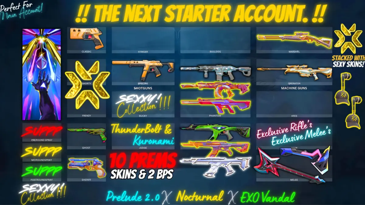 | KURONAMI VANDAL | EXO. VANDAL | ION VANDAL | BOLT PHANTOM | NOCTURUM PHANTOM | RECON PHANTOM | PTC SHERIFF | GIA GHOST |