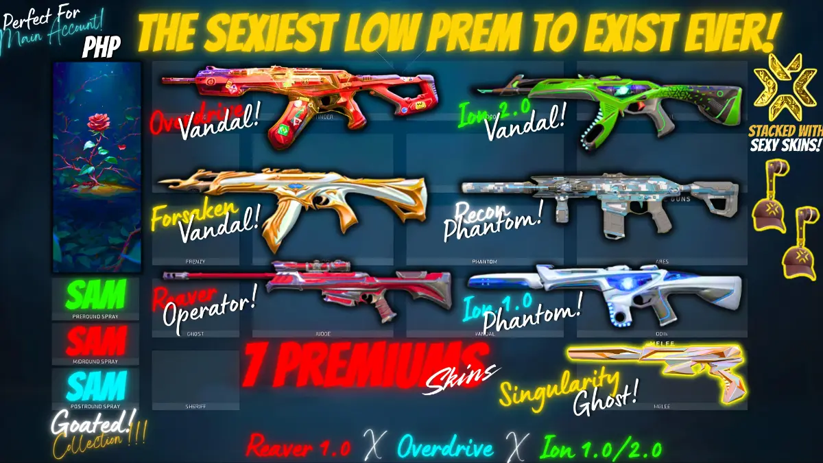 Overdrive | Forsaken | Ion | Recon | Reaver | Singularity