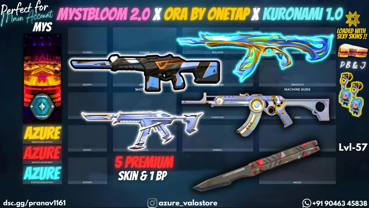 ⭐ **5 PREMIUM SKINS + 1 BPS** ⭐