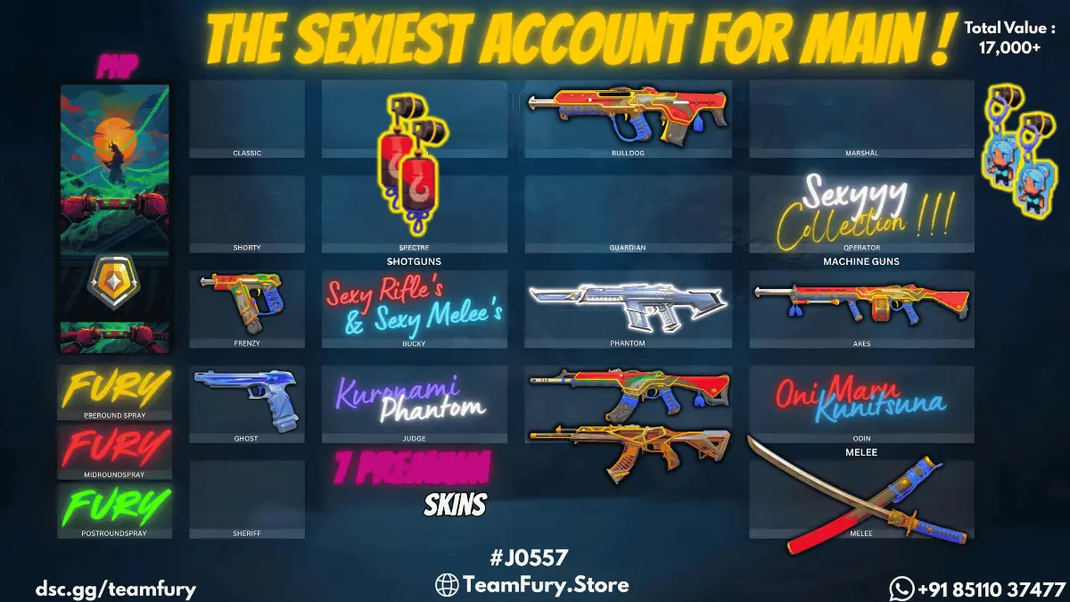 7 Premium Skins With Kuronami & Oni Bundle