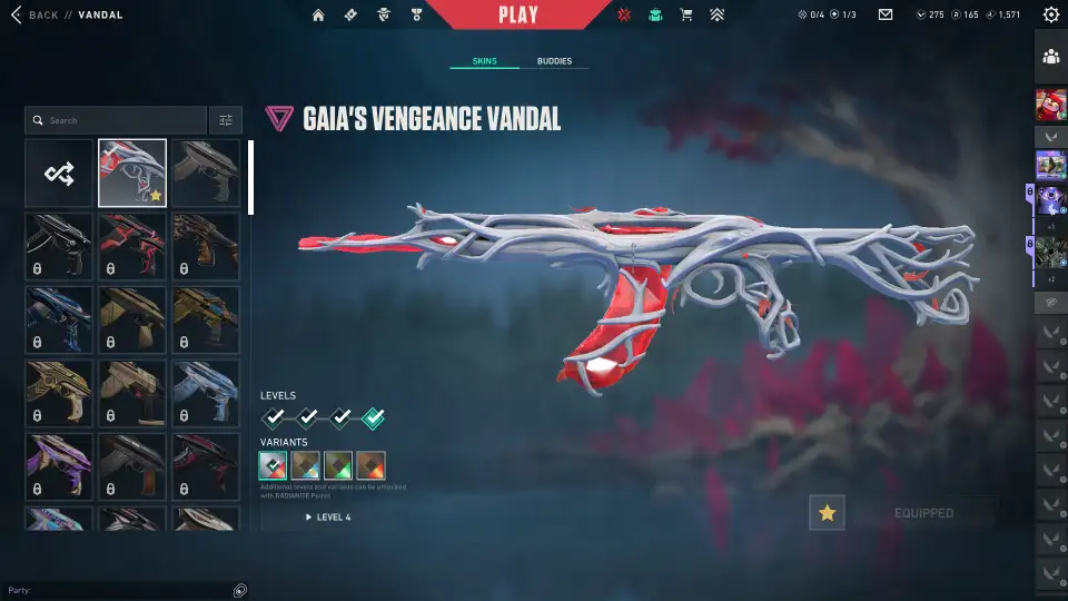 GAIA'S VENGENCE VANDAL | 275 EXTRA VP