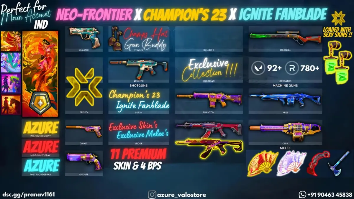 ⭐ **11 PREMIUM SKINS + 4 BPS** ⭐