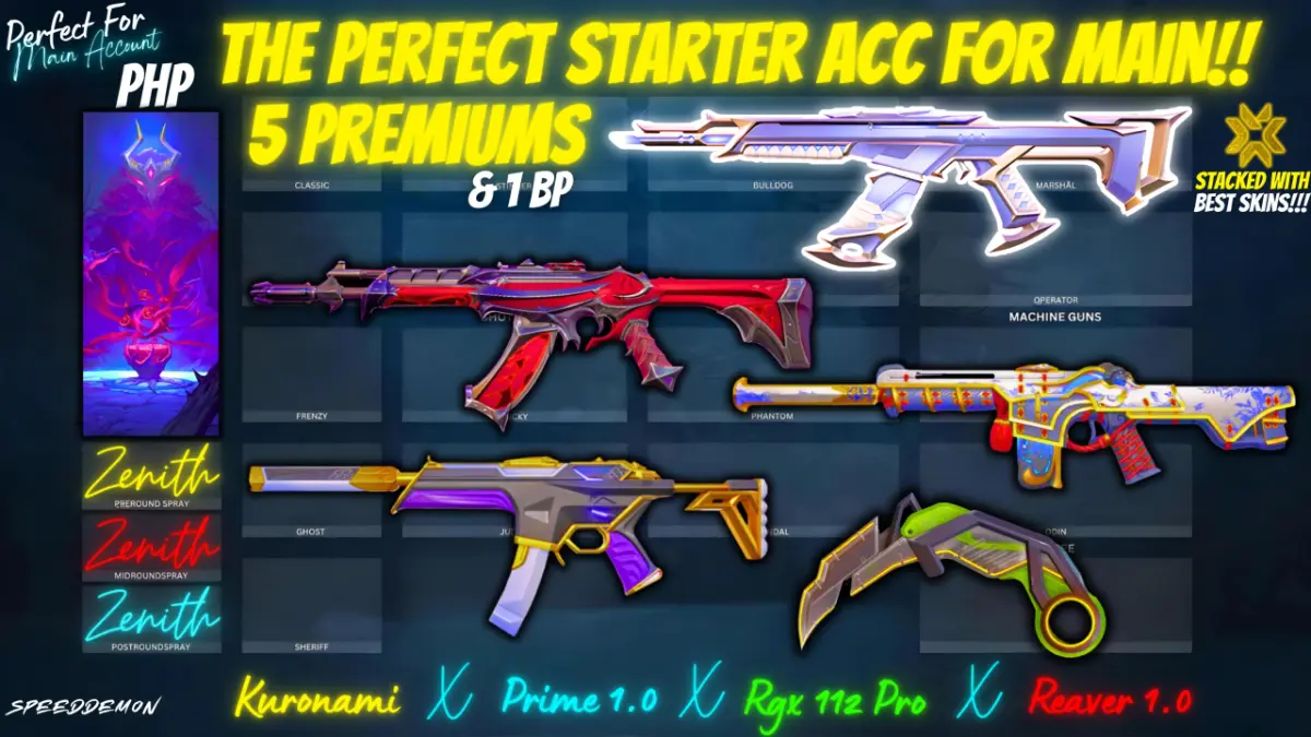 👑TRUE PERFECTION ✨|🔥5 PREMS 1 BP 🎖️|⚔️ RGX KARAMBIT 💚|🌊KURONAMI VANDAL 🌸|👻REAVER 🖤|🎭ONI PHANTOM 👹|⭐PRIME SPECTRE 💛 & MORE💎🚀