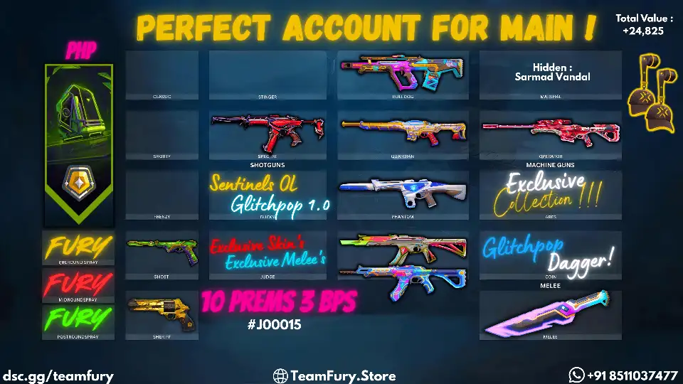 10 Premium Skins With GlitchPop Bundle