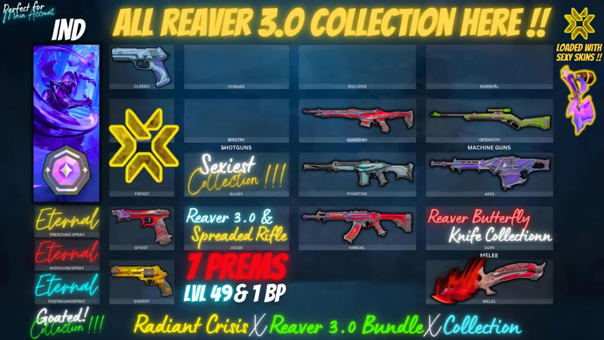 7 Prem 1 BP (Reaver Bundle)