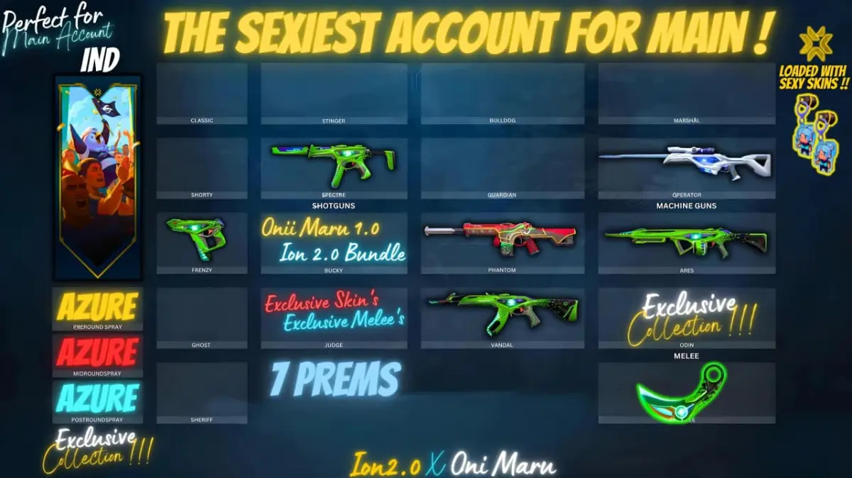 7 PREMS (ION X ONI)