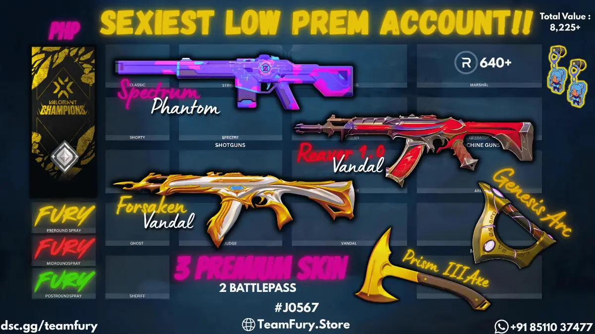 3 Premium Skins with Spectrum & Friends + BP