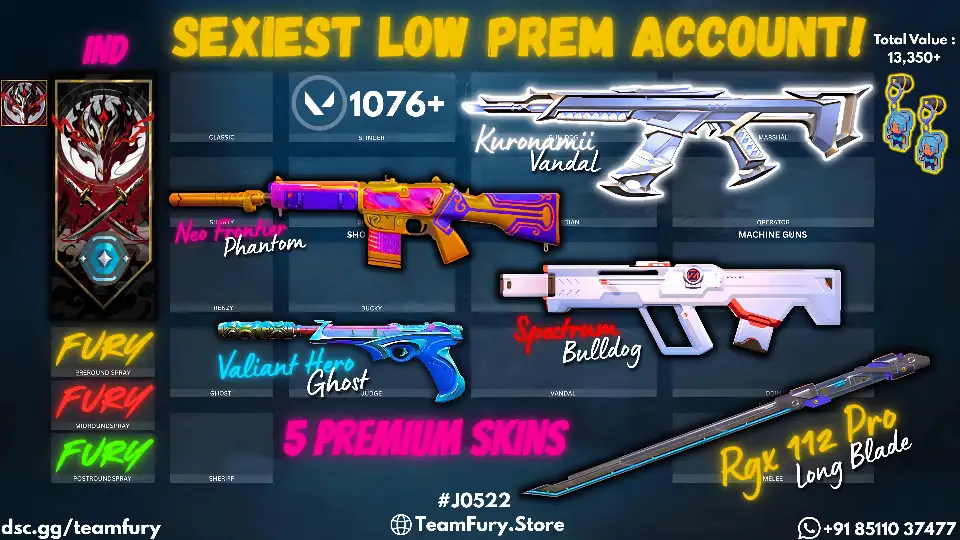 5 Premium Skins With Kuronami and RGX Blade