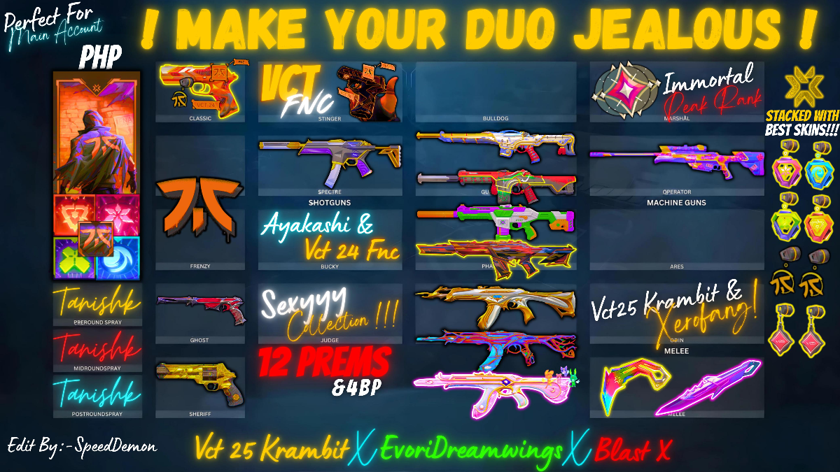 SEXIEST 12 SKINS | VCT KARAMBIT + XEROFANG + EVORI