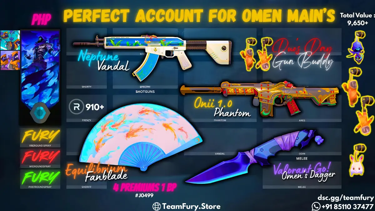 4 Premium Skins With Lot of LIMITED EDITION BUDDYz