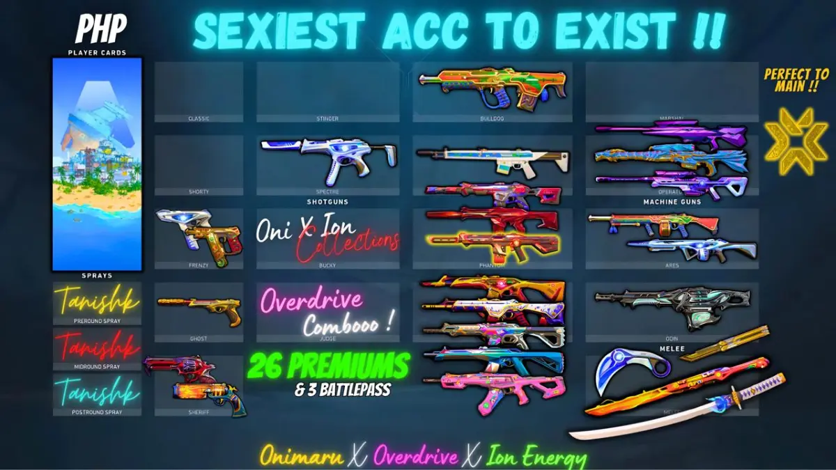 RGX Blade + Prime Vandal | 26 Premium Skins | Elderflame OP