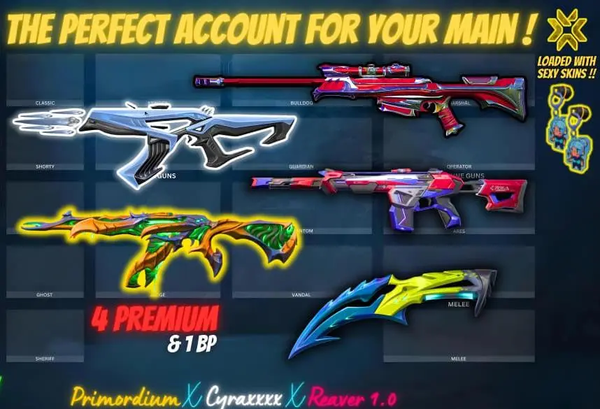 4 PREMS|PRIMORDIUM|PROTOCOL|CYRAX|REAVER OP & MORE