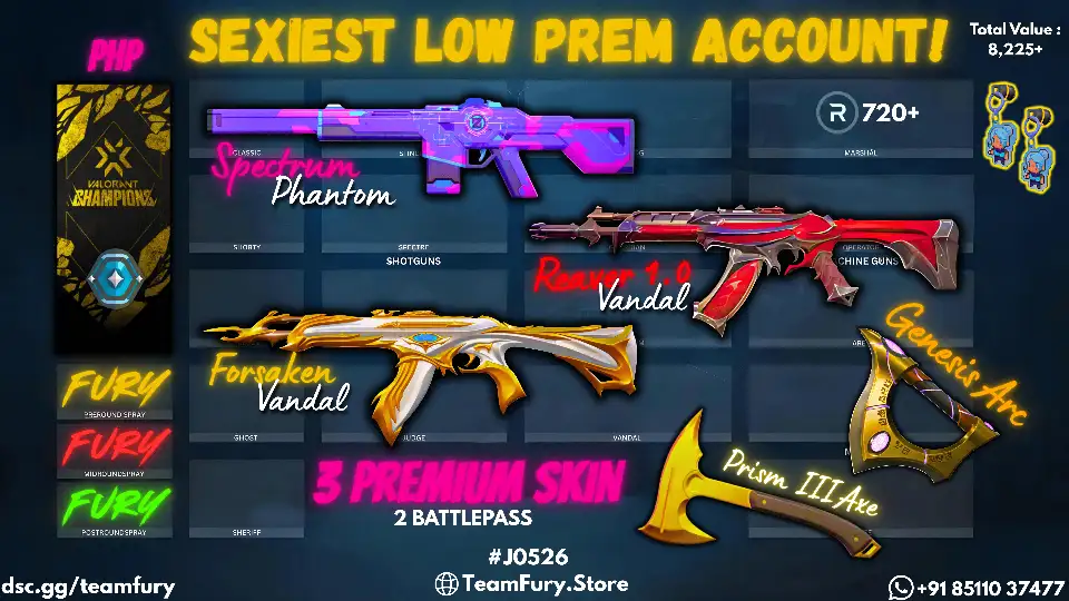 Reaver + Spectrum + Forsaken and 2 BP