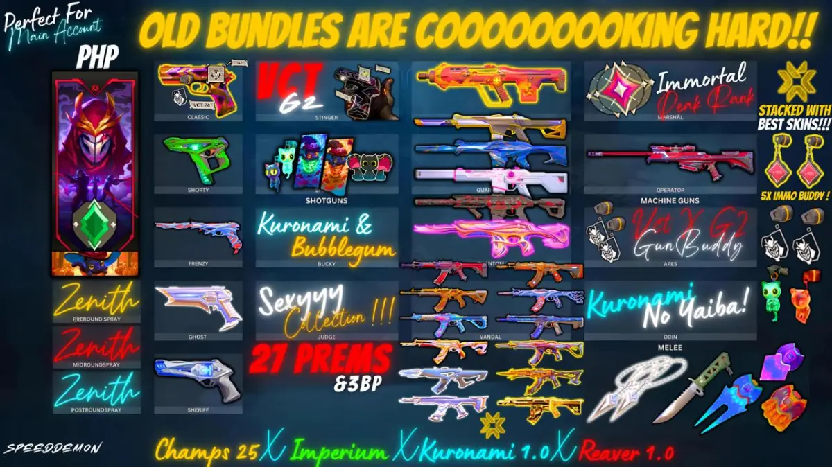 27 PREMS|KURO VANDAL|KURO KNIFE|XENOHUNTER & MORE!