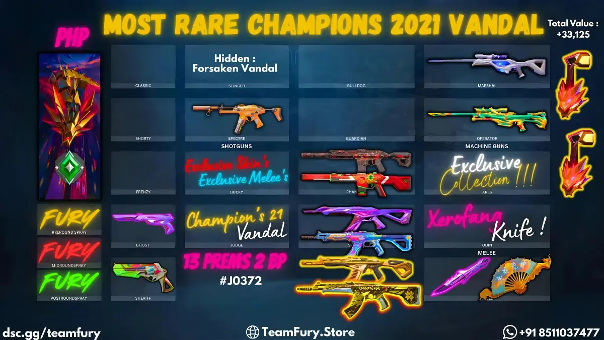13 Premium Skin With CHAMPION 21 and Friends
