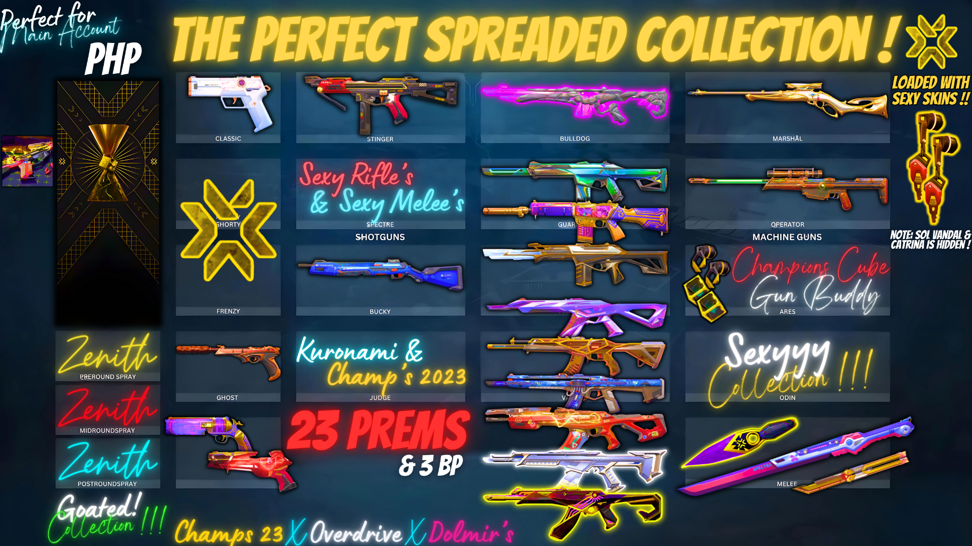 23 PREMS & 4 BATTLEPASS