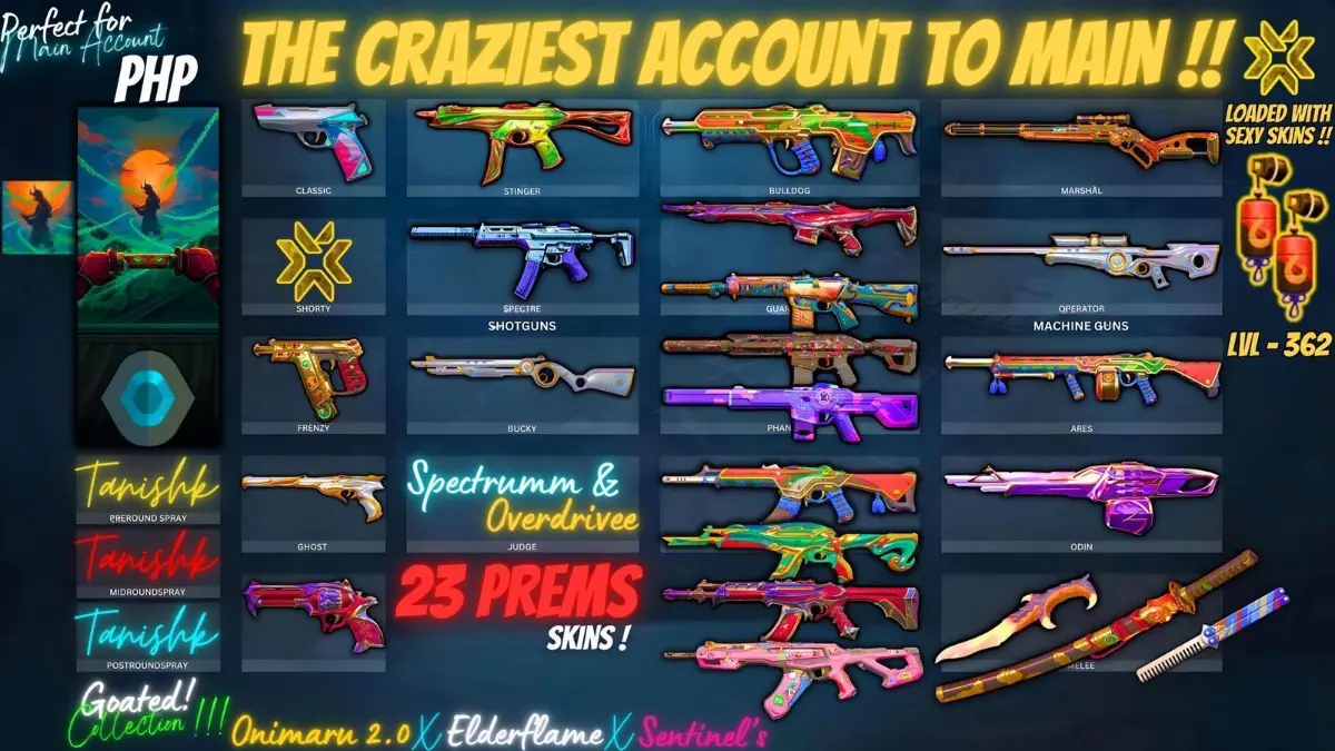 23 Skins | Oni Katana + Recon Phantom | SPREAD