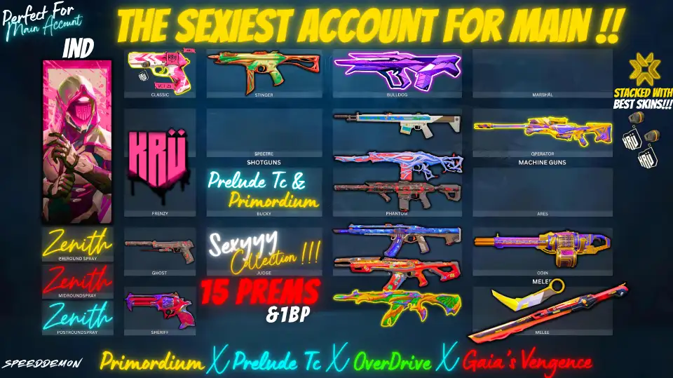 💎 15 PREMS | 🔥 PRIME KARAMBIT | ⚡ OVERDRIVE BLADE | 🌌 PRIMORDIUM | 🎸 PRELUDE | 🛡️ RECON | 💫 & MORE! 🎮🔥✨