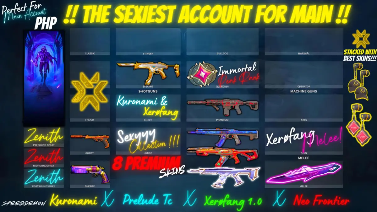 💎✨ONE IN A MILLION👑|🗡️XEROFANG KNIFE 🐺|🌊KURONAMI 🍃|🔥 PRELUDE💀|⚡OVERDRIVE 🚀|🎯RECON PHANTOM 🪖|🤠NEO-FRONTIER SHERIF🔫F|& MORE 🎁