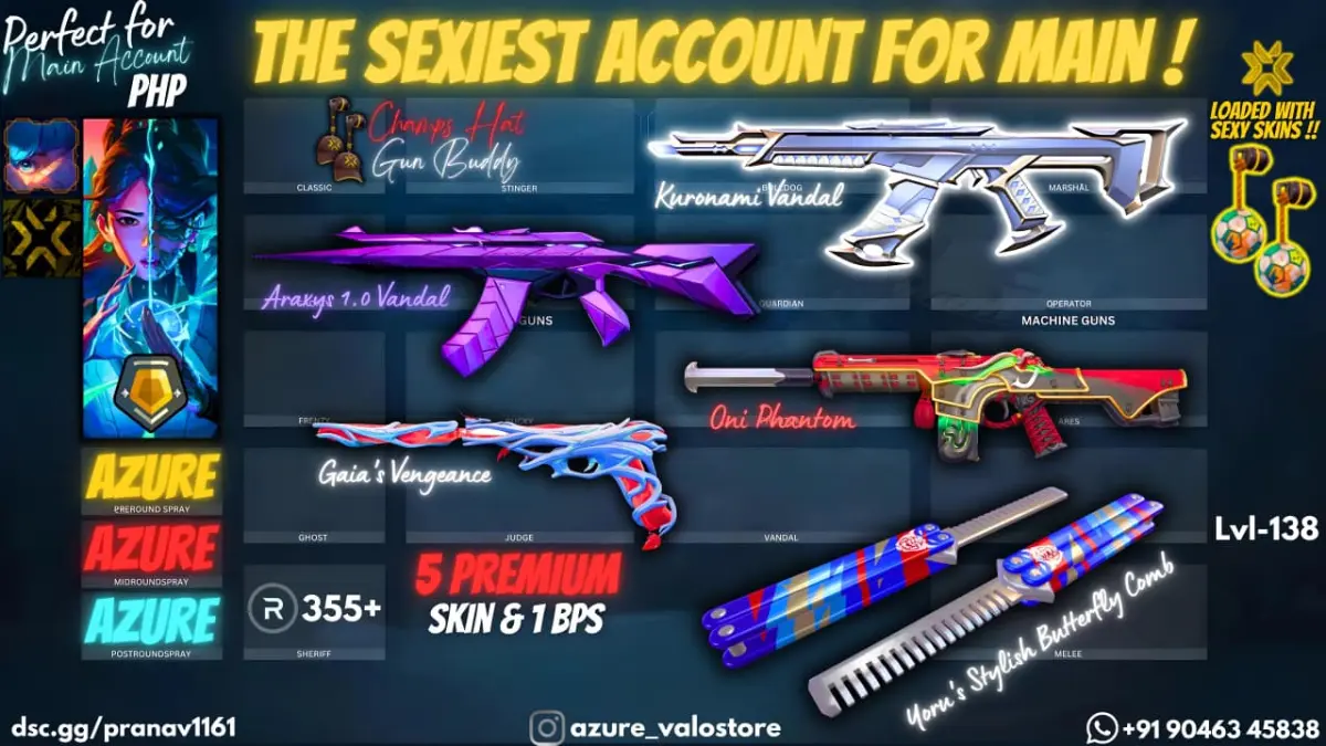 ⭐ **5 PREMIUM SKINS + 1 BPS** ⭐