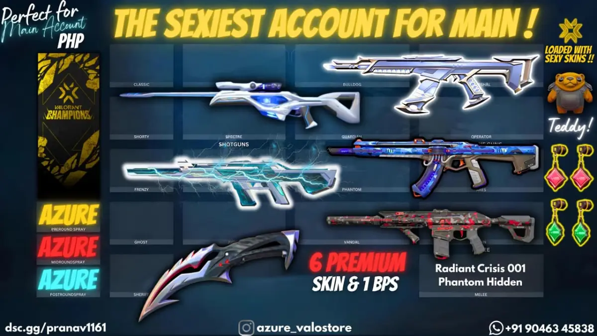 ⭐ **6 PREMIUM SKINS + 1 BPS** ⭐
