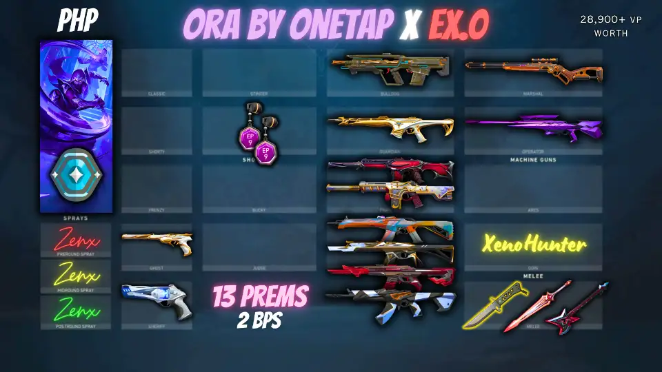 13 PREMIUM 2 BATTLEPASS | ORA EXO XENOHUNTER ONI