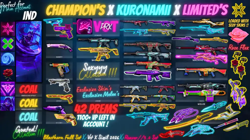 42 prem with the NEWEST BUNDLES, Blackthorn, VCT