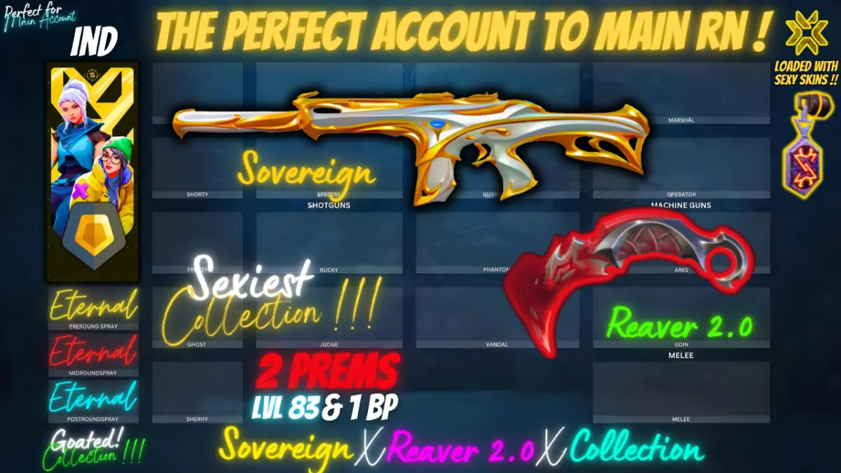 2 Prem (Sovereign X Reaver Karambit)