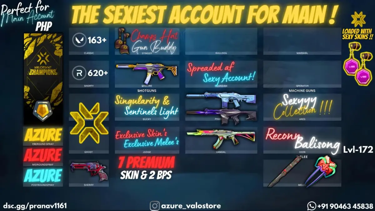 ⭐ **7 PREMIUM SKINS + 2 BPS** ⭐